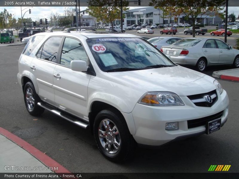 Taffeta White / Saddle 2005 Acura MDX