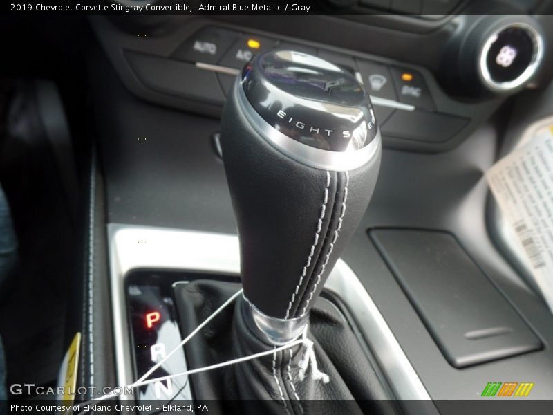  2019 Corvette Stingray Convertible 8 Speed Automatic Shifter