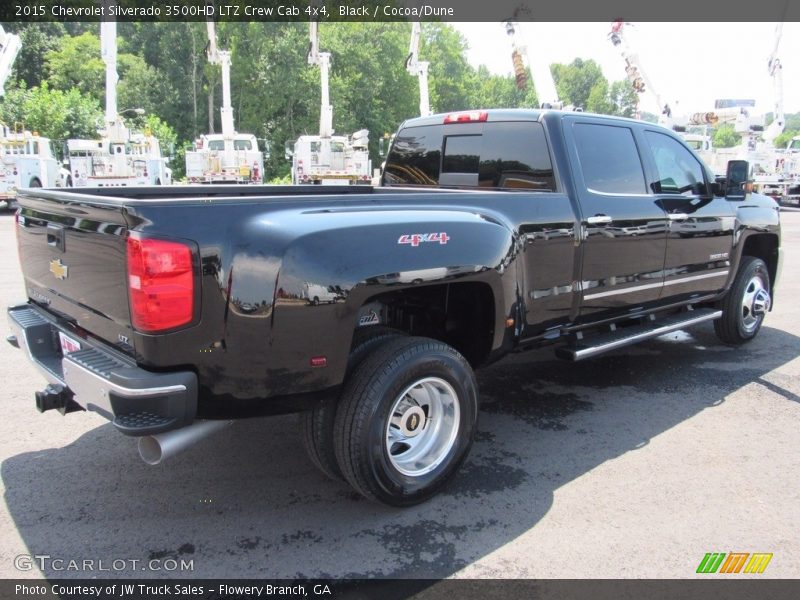 Black / Cocoa/Dune 2015 Chevrolet Silverado 3500HD LTZ Crew Cab 4x4