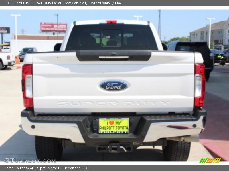 Oxford White / Black 2017 Ford F350 Super Duty Lariat Crew Cab 4x4
