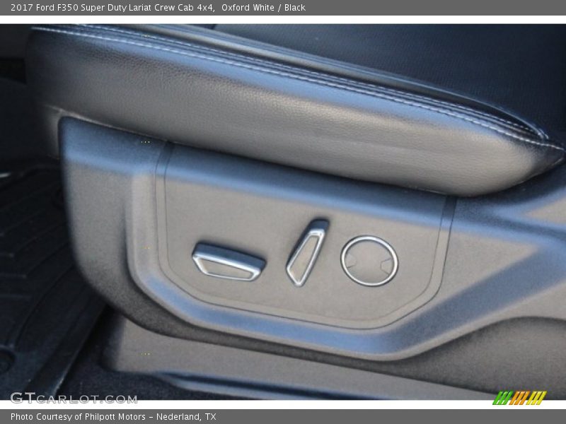 Oxford White / Black 2017 Ford F350 Super Duty Lariat Crew Cab 4x4