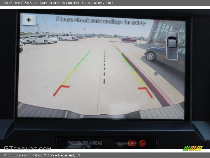 Oxford White / Black 2017 Ford F350 Super Duty Lariat Crew Cab 4x4
