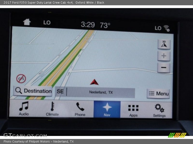Oxford White / Black 2017 Ford F350 Super Duty Lariat Crew Cab 4x4