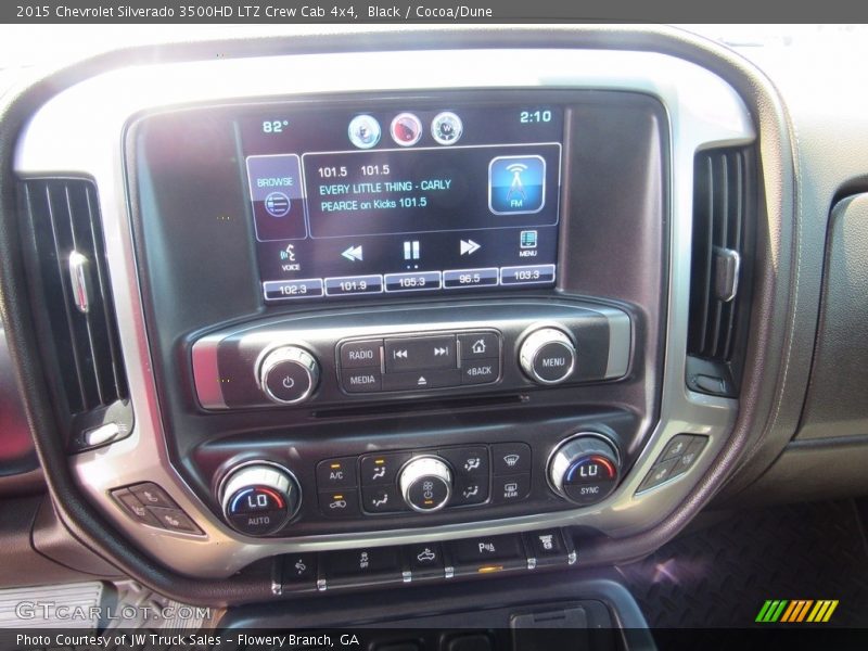 Black / Cocoa/Dune 2015 Chevrolet Silverado 3500HD LTZ Crew Cab 4x4