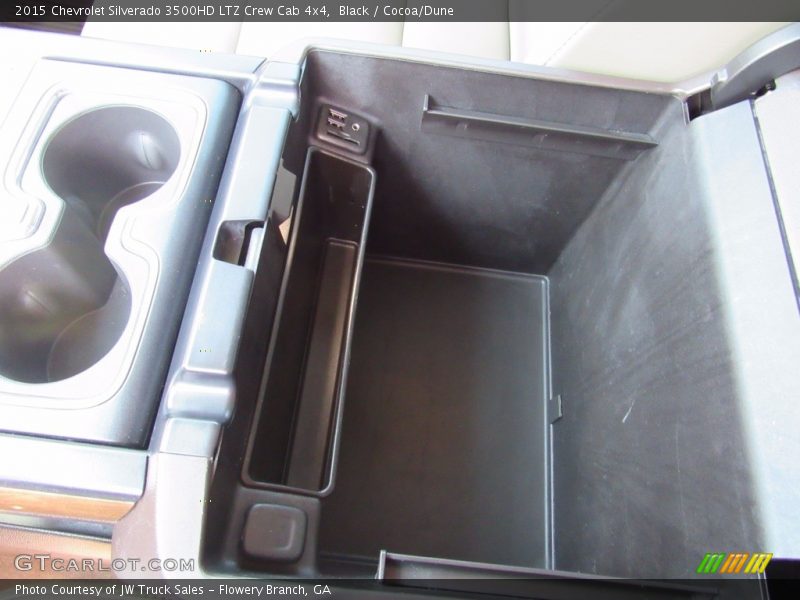 Black / Cocoa/Dune 2015 Chevrolet Silverado 3500HD LTZ Crew Cab 4x4