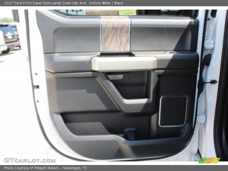 Oxford White / Black 2017 Ford F350 Super Duty Lariat Crew Cab 4x4