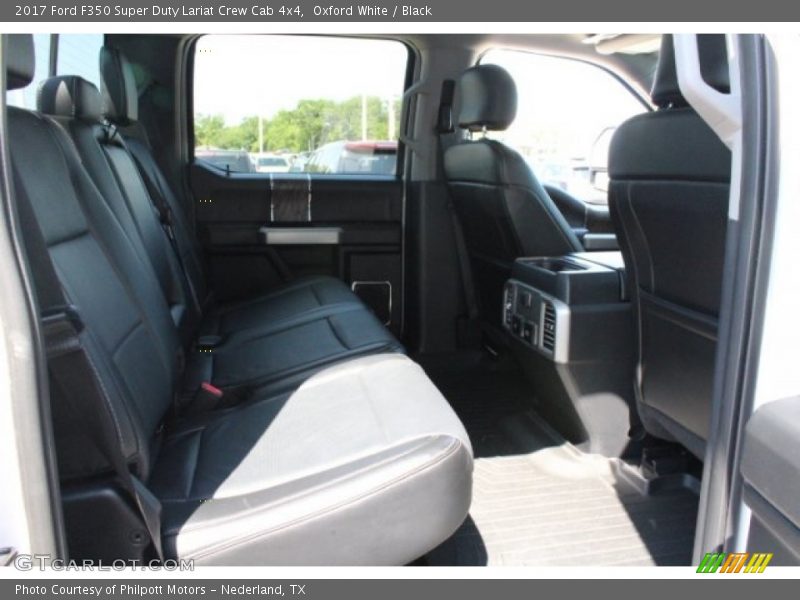 Oxford White / Black 2017 Ford F350 Super Duty Lariat Crew Cab 4x4