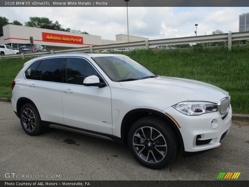 Mineral White Metallic / Mocha 2018 BMW X5 xDrive35i