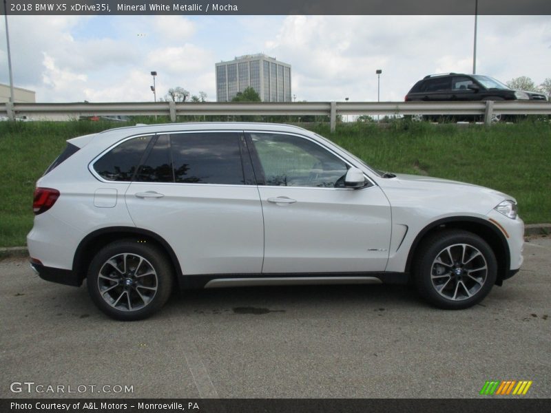 Mineral White Metallic / Mocha 2018 BMW X5 xDrive35i