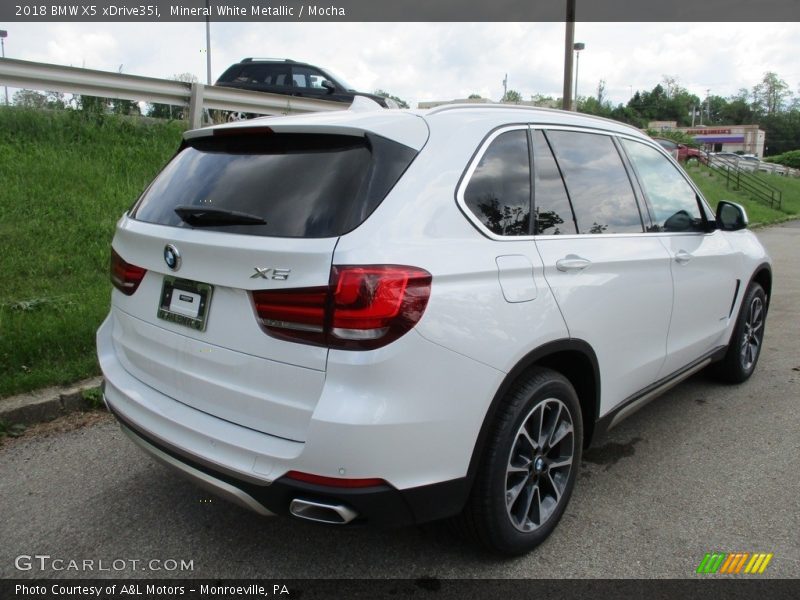 Mineral White Metallic / Mocha 2018 BMW X5 xDrive35i