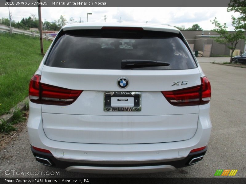 Mineral White Metallic / Mocha 2018 BMW X5 xDrive35i
