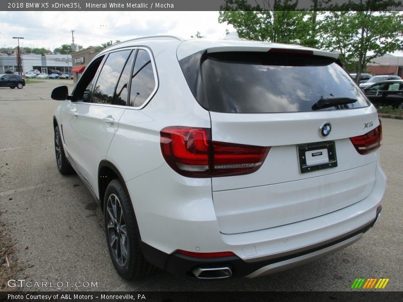 Mineral White Metallic / Mocha 2018 BMW X5 xDrive35i