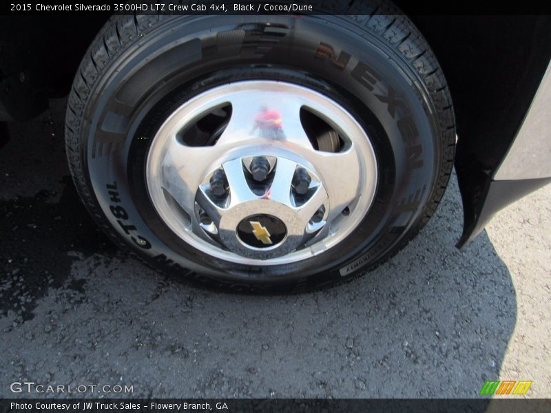 Black / Cocoa/Dune 2015 Chevrolet Silverado 3500HD LTZ Crew Cab 4x4