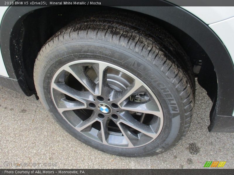 Mineral White Metallic / Mocha 2018 BMW X5 xDrive35i
