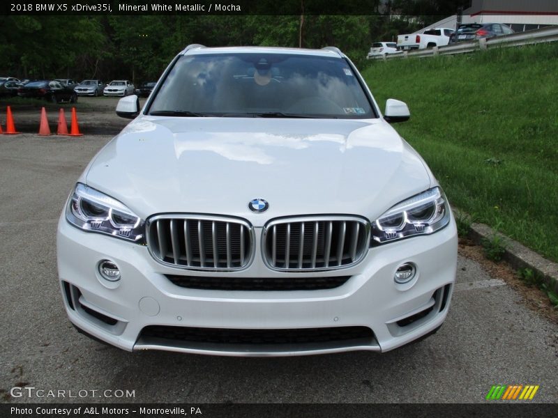 Mineral White Metallic / Mocha 2018 BMW X5 xDrive35i