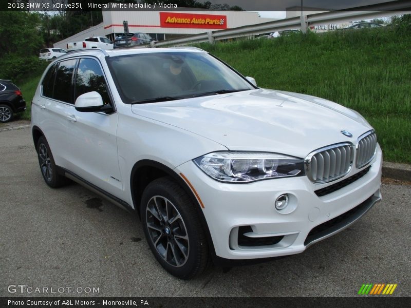 Mineral White Metallic / Mocha 2018 BMW X5 xDrive35i