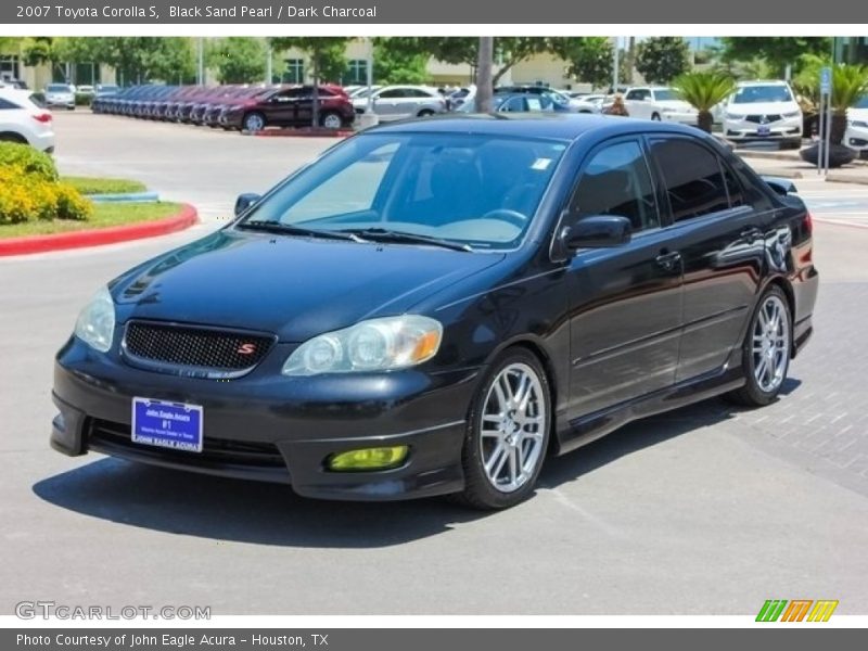 Black Sand Pearl / Dark Charcoal 2007 Toyota Corolla S