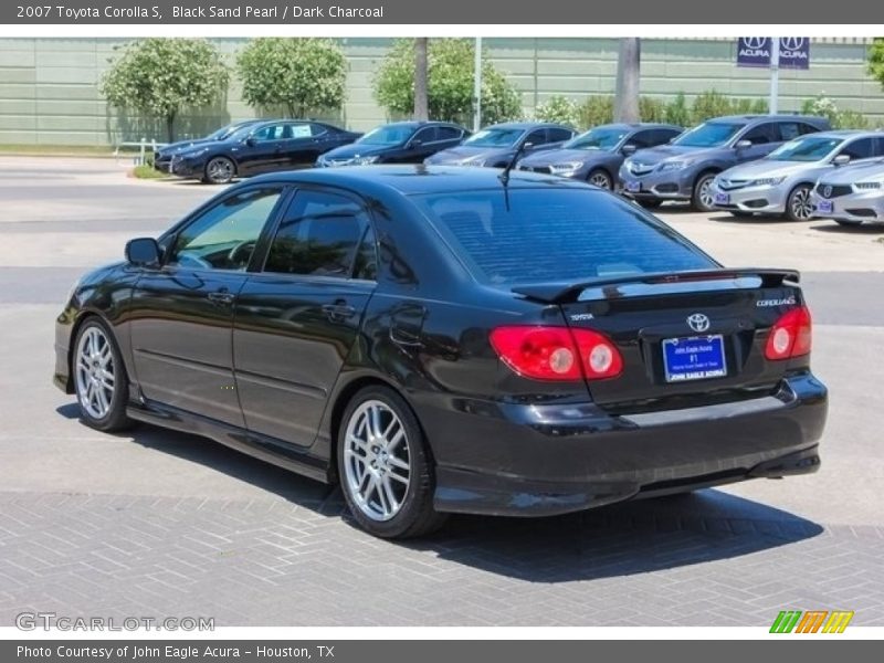 Black Sand Pearl / Dark Charcoal 2007 Toyota Corolla S