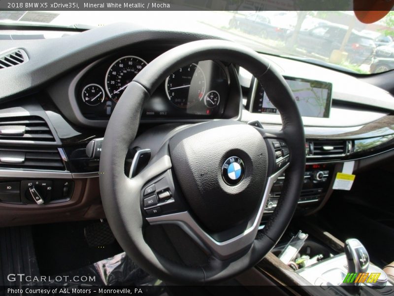 Mineral White Metallic / Mocha 2018 BMW X5 xDrive35i