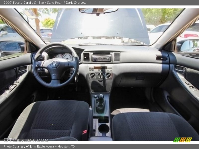 Black Sand Pearl / Dark Charcoal 2007 Toyota Corolla S