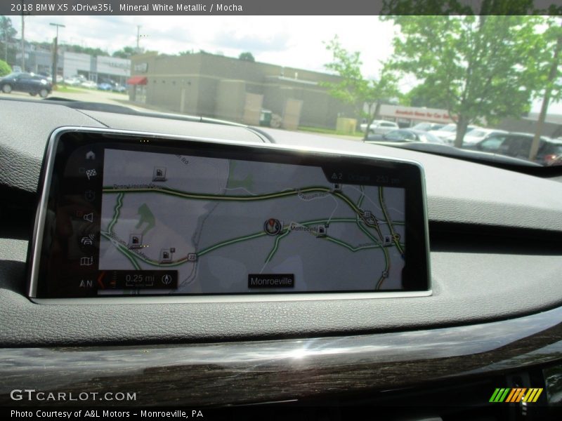 Mineral White Metallic / Mocha 2018 BMW X5 xDrive35i