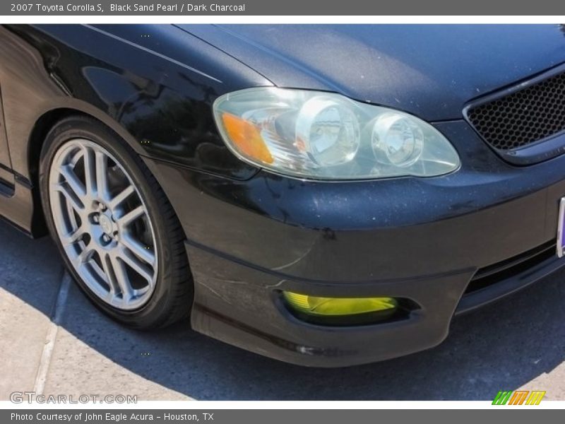 Black Sand Pearl / Dark Charcoal 2007 Toyota Corolla S