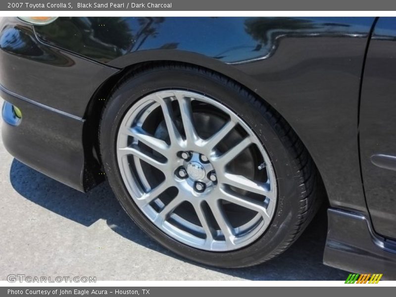 Black Sand Pearl / Dark Charcoal 2007 Toyota Corolla S