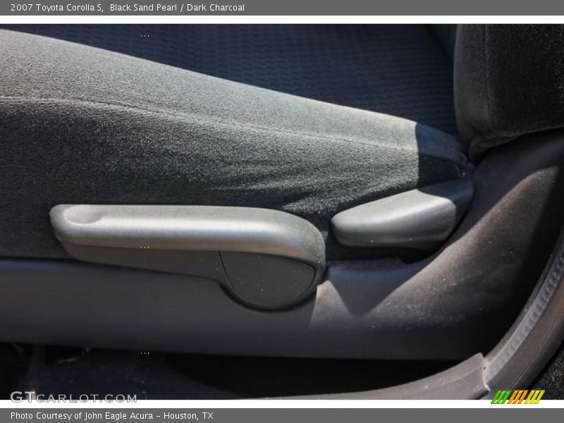 Black Sand Pearl / Dark Charcoal 2007 Toyota Corolla S
