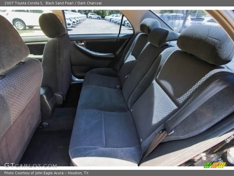 Black Sand Pearl / Dark Charcoal 2007 Toyota Corolla S