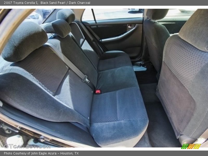 Black Sand Pearl / Dark Charcoal 2007 Toyota Corolla S