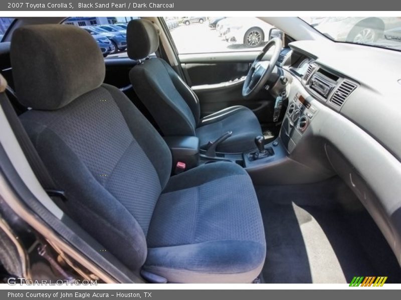 Black Sand Pearl / Dark Charcoal 2007 Toyota Corolla S