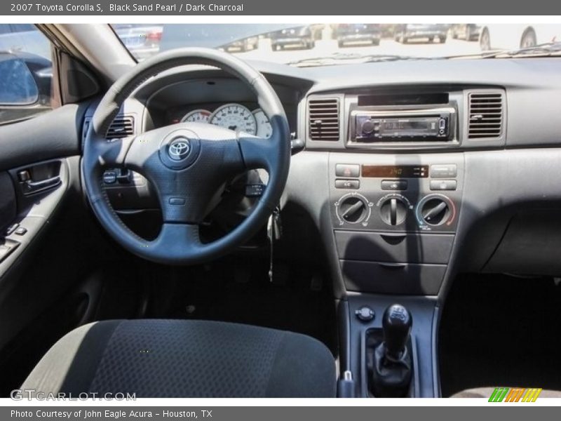 Black Sand Pearl / Dark Charcoal 2007 Toyota Corolla S