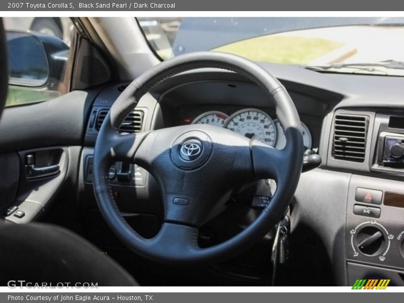 Black Sand Pearl / Dark Charcoal 2007 Toyota Corolla S