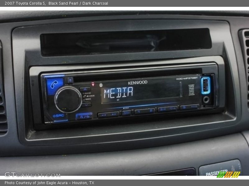 Black Sand Pearl / Dark Charcoal 2007 Toyota Corolla S
