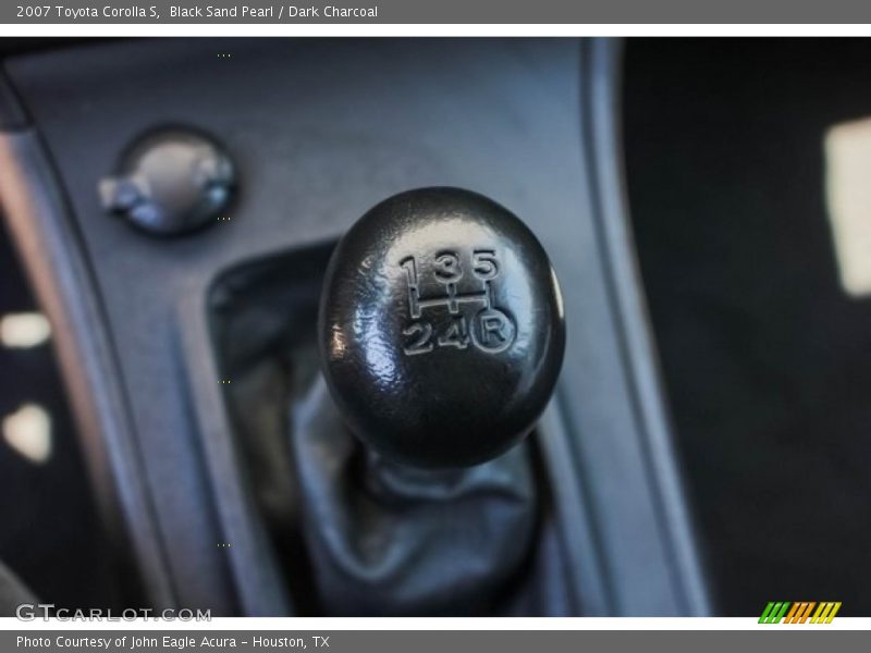 Black Sand Pearl / Dark Charcoal 2007 Toyota Corolla S