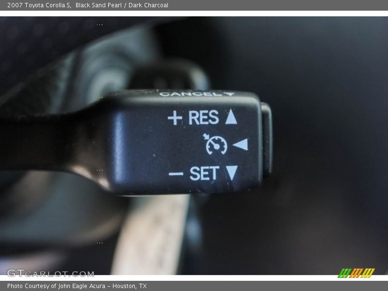 Black Sand Pearl / Dark Charcoal 2007 Toyota Corolla S