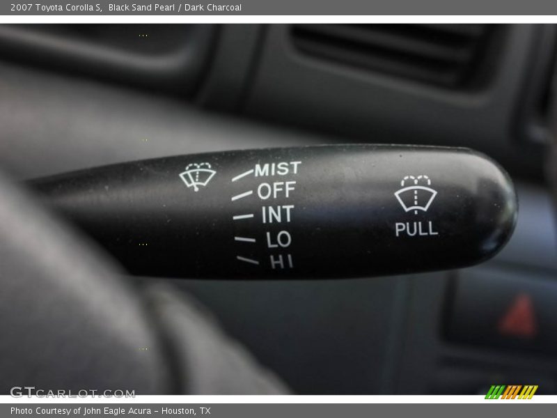Black Sand Pearl / Dark Charcoal 2007 Toyota Corolla S