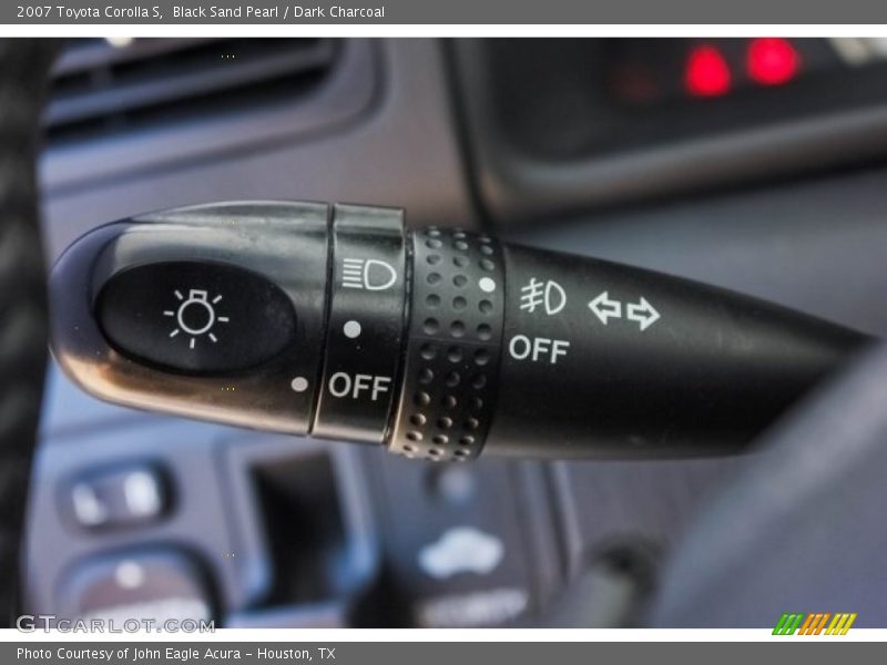 Black Sand Pearl / Dark Charcoal 2007 Toyota Corolla S