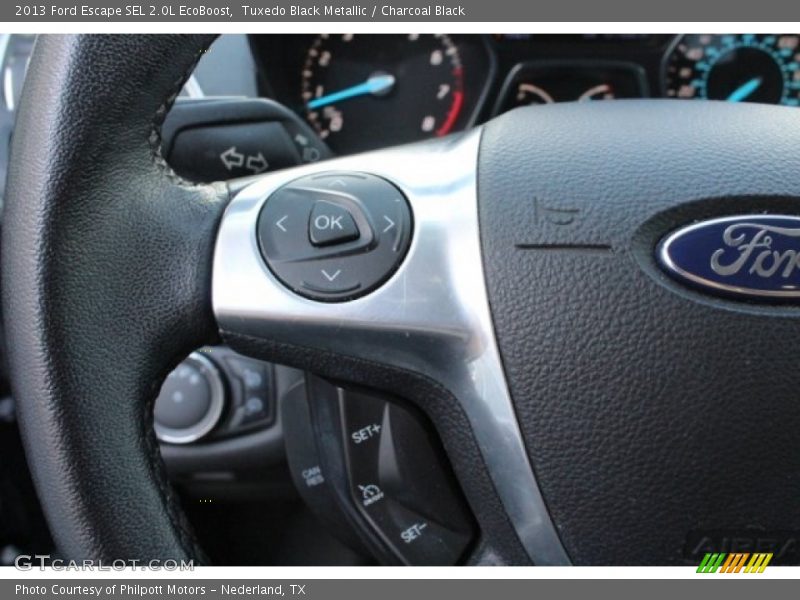 Tuxedo Black Metallic / Charcoal Black 2013 Ford Escape SEL 2.0L EcoBoost