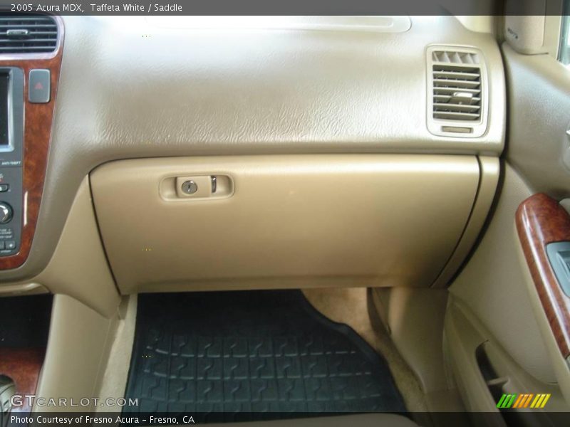Taffeta White / Saddle 2005 Acura MDX