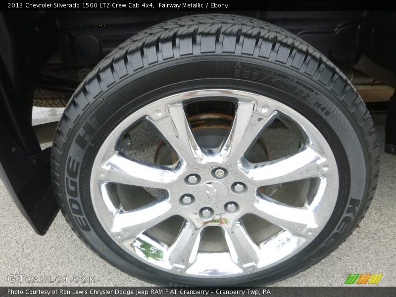 Fairway Metallic / Ebony 2013 Chevrolet Silverado 1500 LTZ Crew Cab 4x4