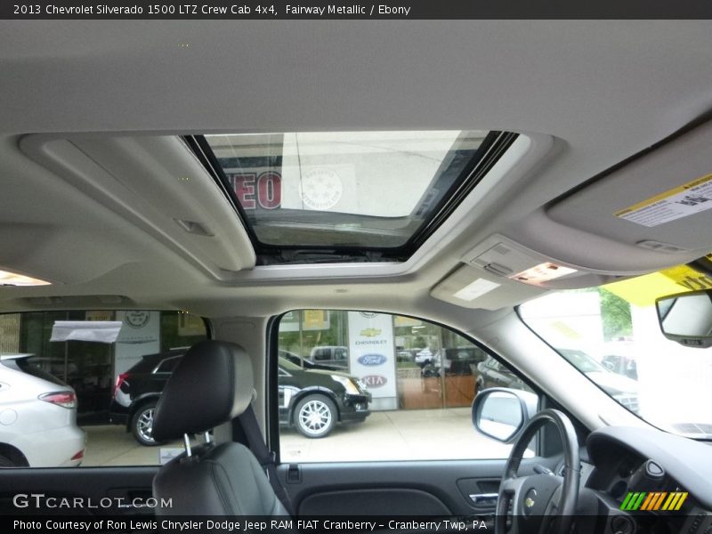 Fairway Metallic / Ebony 2013 Chevrolet Silverado 1500 LTZ Crew Cab 4x4