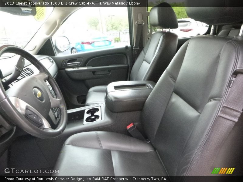 Fairway Metallic / Ebony 2013 Chevrolet Silverado 1500 LTZ Crew Cab 4x4