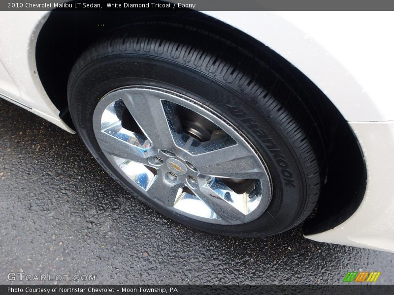 White Diamond Tricoat / Ebony 2010 Chevrolet Malibu LT Sedan
