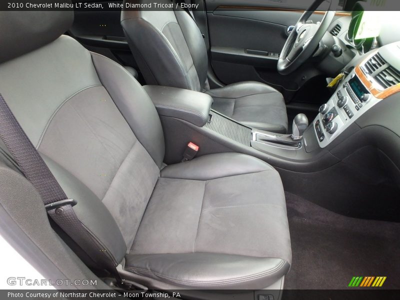 White Diamond Tricoat / Ebony 2010 Chevrolet Malibu LT Sedan