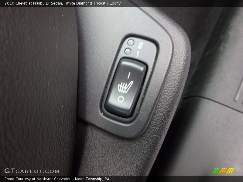 White Diamond Tricoat / Ebony 2010 Chevrolet Malibu LT Sedan