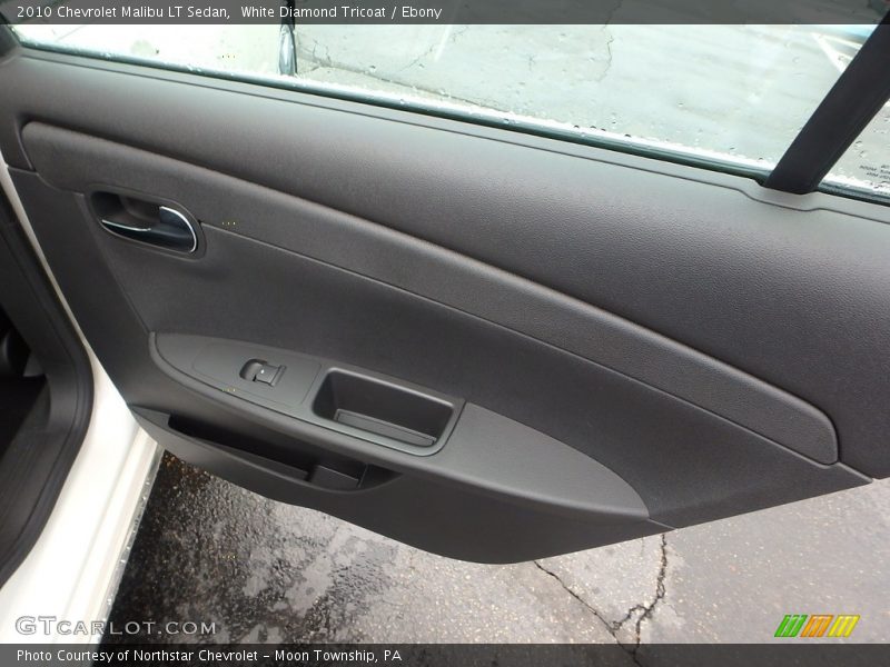 White Diamond Tricoat / Ebony 2010 Chevrolet Malibu LT Sedan