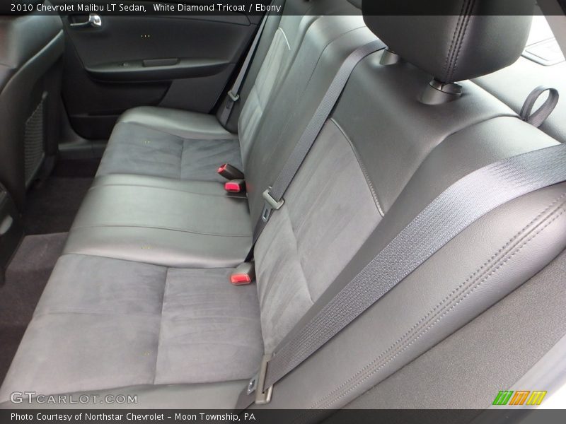 White Diamond Tricoat / Ebony 2010 Chevrolet Malibu LT Sedan