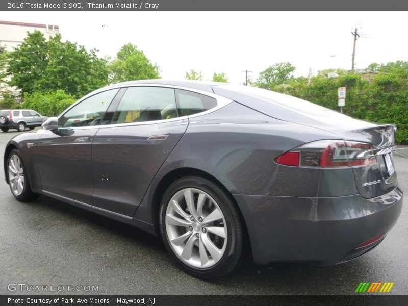 Titanium Metallic / Gray 2016 Tesla Model S 90D