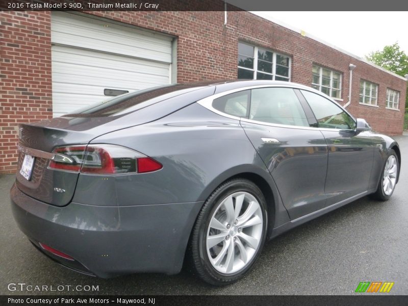 Titanium Metallic / Gray 2016 Tesla Model S 90D